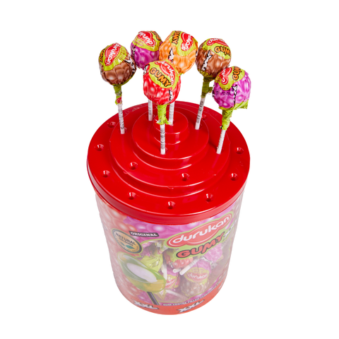 Gumy Lollipop with Chewing Gum inside, 22g