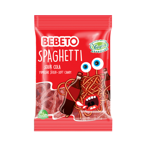 Bebeto Spaghetti Blackberry and Cola flavors, 80g