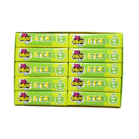 Beriboo Sticks, Apple flavor, chewing gum strips, 13g