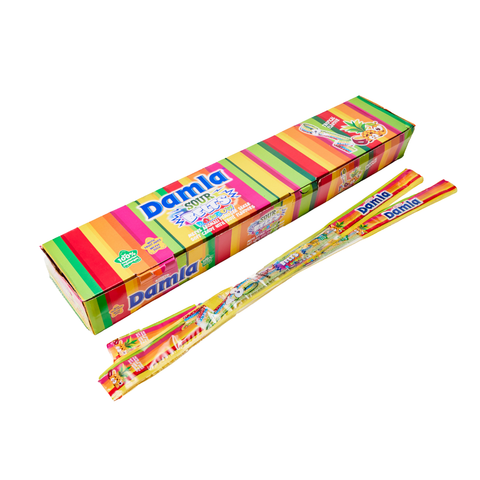 Damla Colored Strips, sour, 15g