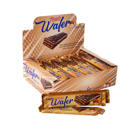 Togo Wafer Bars, hazelnut flavor, 28g