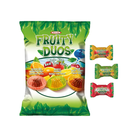 Caramel Fruity Duos various fruit flavors, with filling, 1kg