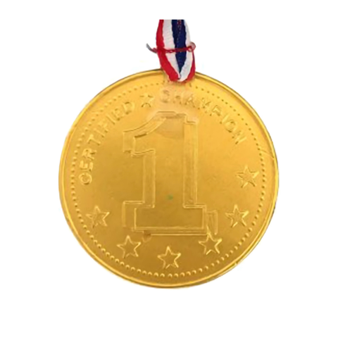 Chocolate No.1 gold medals 20g, with ribbon