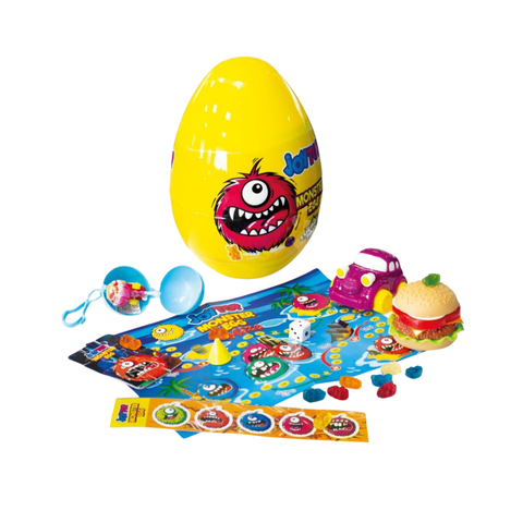 Kiaušinis taupyklė 24cm Joytop Monster su saldainiais ir siurprizu