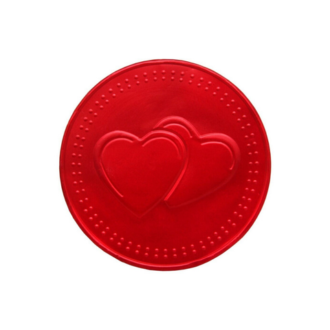 Chocolate heart medals, 21.5g
