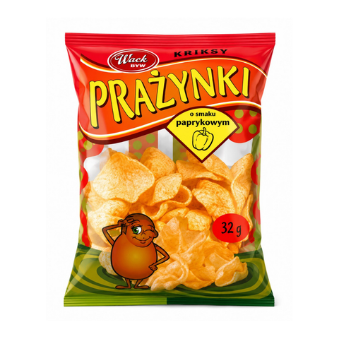 Kriksy Prazynki 32g paprikų skonio