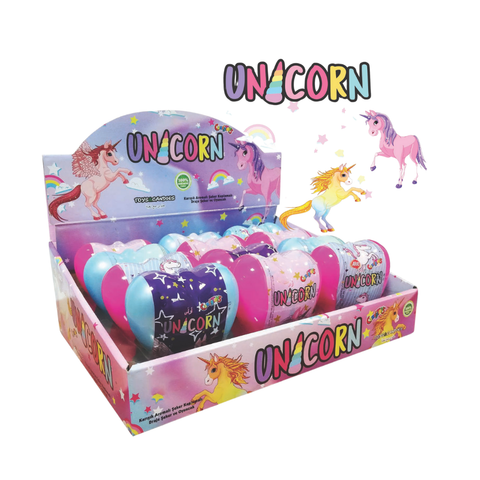 Heart 9cm Unicorn with surprise and candy