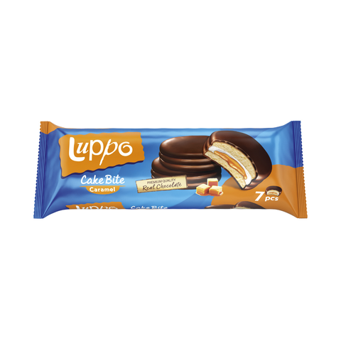 Luppo Cake with fluffy cream and caramel, 182g