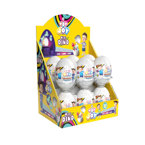 Toy Joy Mini Dino egg with candy and surprise, 9cm