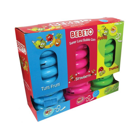 Bebeto Chewing Gum Mix, roll with tattoo, 36g