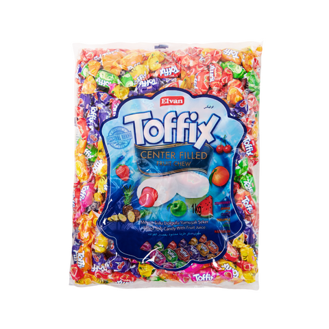 Toffix Chewy candies with various fillings, 1kg