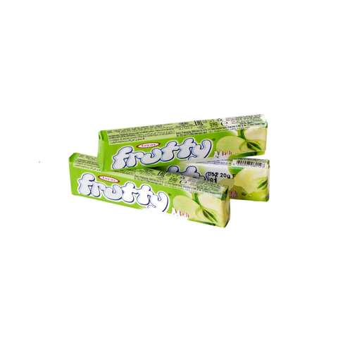 Frutty Chewy candies, apple flavor, 20g