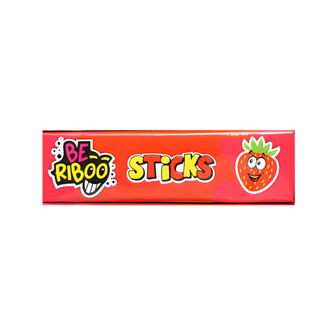 Beriboo Sticks, Watermelon Flavor, Chewing Gum Strips, 13g