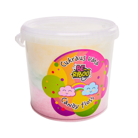 Beriboo Cotton Candy, Three Flavors Mix, 4L