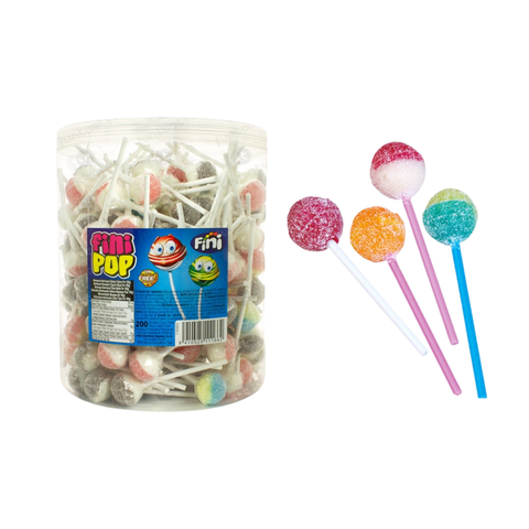 Finipop – rūgštūs vaisiniai ledinukai, 7 g