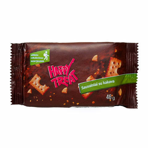 Happy Treat kakaviniai sausainiai, 46g