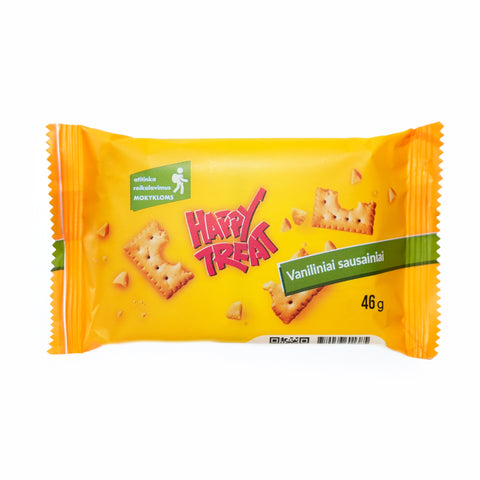 Happy Treat vaniliniai sausainiai, 46g