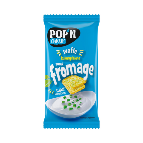 Trapučiai Pop'N Chrup kukurūzų, grietinėlės sk., 22g