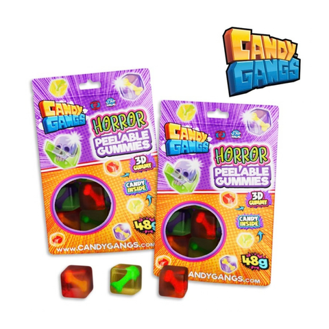 Candy Gangs 48g Horror Peelable 3D su saldainiu