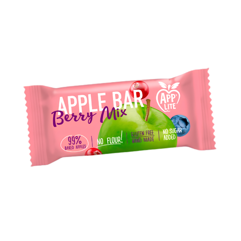 Pyragėlis App‘Lite Berry Mix 35g obuolių su uogomis