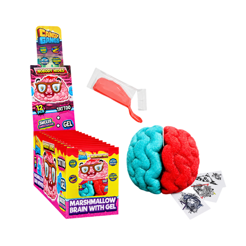 Zefyras Candy Gangs Bloody Brain 53g su skystu saldainiu ir tatuiruote