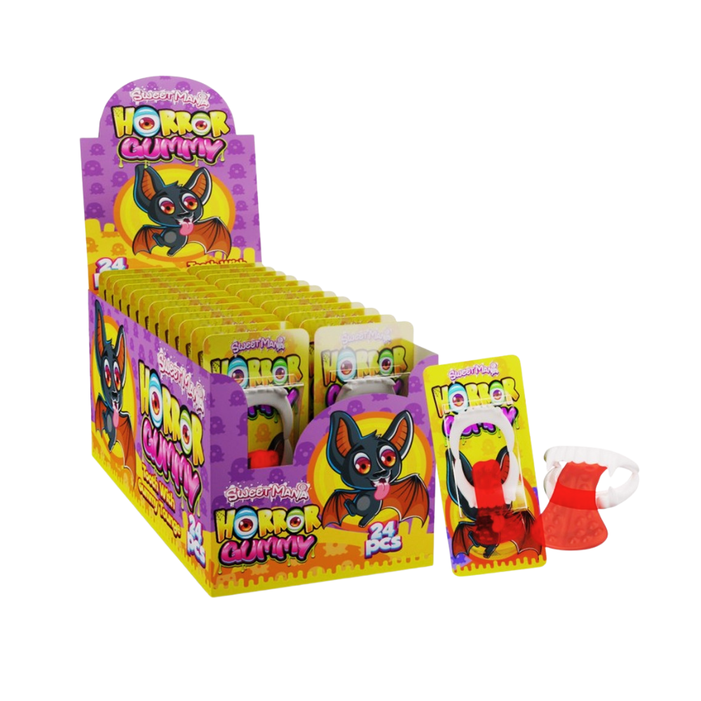 Guminukai SweetMania Horror Gummy liežuvis ir vampyro dantys, 5g