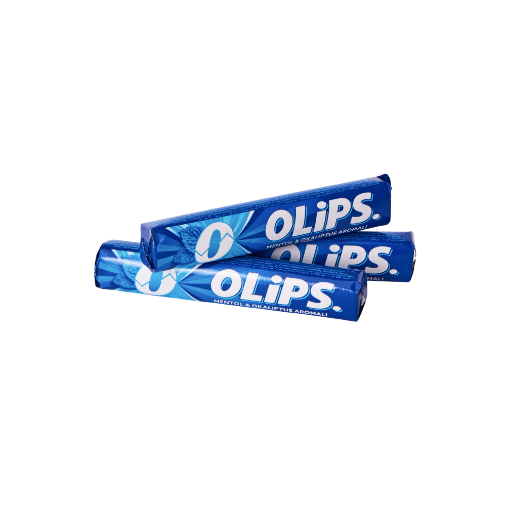 Olips karamele ar eikalipta mentola garšu, 28g